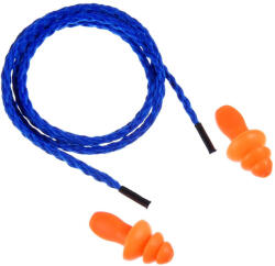 Verk Group Többször használható szilikon füldugók zsinórral, 32 dB zajcsillapítás (01572)