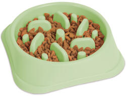 Yummie Etetőtál habzsolásgátlóval - 20 x 20 x 4, 5 cm - zöld (60061C) - getitnow