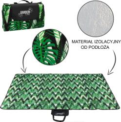 Gardenline Vízálló Pikniktakaró, Monstera mintával, 200x200 cm (RUG5769)