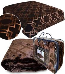 GordonToys Édes Semmittevés vastag akril takaró geometriai mintával, 160 x 210 cm, tárolóvalizkával (G473)