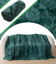 GordonToys Mikrofibra takaró 160x200 cm préselt virágok - Oeko-Tex minősített (KOC KHP-44-45-46)