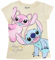 E plus M Stitch Sticz Blúz Rövid Ujjú Lány Póló pamut sárga 98 D065D