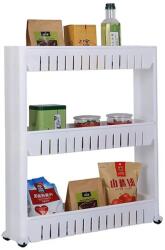 Verk Group Fehér többszintes konyhai és fürdőszobai kocsis szekrény (01565)