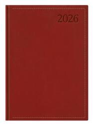 TopTimer Naptár, tervező, A5, napi, TOPTIMER Traditional , bordó (27T021T-002) - papir25