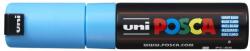 uni Dekormarker, 8 mm, vágott, UNI Posca PC-8K , világoskék (300483000)