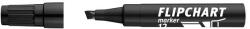 ICO Flipchart marker, 1-4 mm, vágott, ICO Artip 12 , fekete (9580002007)