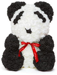 Bewello Rózsapanda - piros masnival - 40 cm (A0221-PA)
