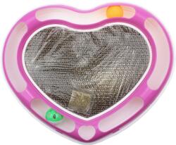 BackHomeLiving Macskajáték kaparófával, szív alakú, 38 x 30 x 5 cm (PET7765)