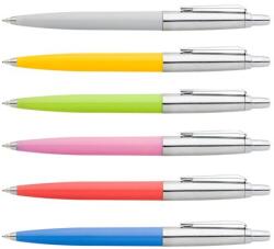 ICO Golyóstoll, 0, 8 mm, nyomógombos, vegyes tolltest, ICO Polo , kék (7010217006)