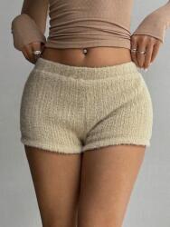 Shein Bézs Kötött Rövidnadrág (L) (610999)