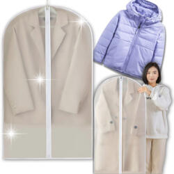 Verk Group Nagy méretű ruhavédő tok öltönyökhöz és ruhákhoz, 60x100 cm, cipzárral (27374)