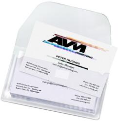 DJOIS Névjegytartó zseb, füllel, öntapadó, 60x105 mm, DJOIS (6825-10)