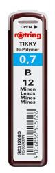 rOtring Grafitbél, B, 0, 7 mm, ROTRING (S0312680) - papir25