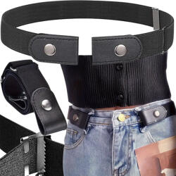 Real Elastikus, állítható női és férfi öv csat nélkül (RC-K-1203)