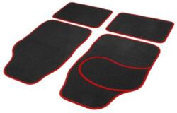 Carguard Univerzális textil autószőnyeg szett - 64 x 44 cm / 44 x 29 cm - fekete, piros (55834B) - getitnow