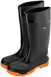 NEO Munkavédelmi gumicsizma, PRO S4 SRC, vegyszerálló csúszásmentes talp, kompozit sarok és lábfejvédelem, 40 (82-900-40)