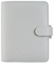 FILOFAX Kalendárium, gyűrűs, betétlapokkal, pocket méret, FILOFAX Saffiano , gránit (FX-028812) - papir25
