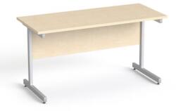 MAYAH Íróasztal, szürke fémlábbal, 140x70 cm, MAYAH Freedom SV-26 , juhar (SV-B714 J/ IBXA26J)