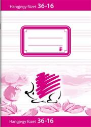 ICO Füzet, tűzött, A5, hangjegy, 16 lap, ICO Süni , 36-16 (7500054000)