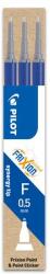 Pilot Rollertoll betét, 0, 25 mm, tűhegyű, törölhető, PILOT Frixion Point , kék (BLS-FRP5-L-S3)