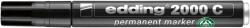 edding Alkoholos marker, 1, 5-3 mm, kúpos, EDDING 2000 , fekete (4-2000C001) - papir25