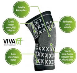 Vivamax Mágneses elasztikus térdszorító VIVAMAX XL-es (U00021779)