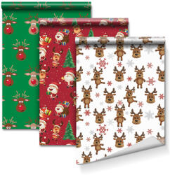 Family Csomagolópapír - 3 db - 70 gsm - 70 x 150 cm - Rénszarvas (58205C)