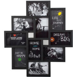 Verk Group Nagy 3D Fekete Fotókeret 10 Képnek (01453_CZ)
