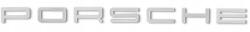 Porsche Öntapadós bélyegző Porsche 35x2 cm Ezüst