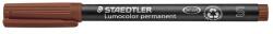 STAEDTLER Alkoholos marker, OHP, 0, 4 mm, STAEDTLER Lumocolor® 313 S , barna (313-7)
