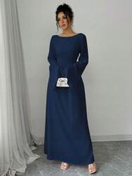 Shein Sötétkék Hosszú Ujjú Maxi Ruha (M) (598687)