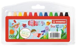 STABILO Olajpasztell kréta, STABILO, 12 különböző szín (2612PL)