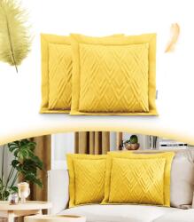 GordonToys Dekoratív Piké Párnahuzat 2 db, Nagy Méret, Puha Poliészter (POSZEWKA OPHELIA 45 X 45)