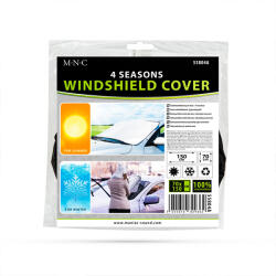 MNC Autós téli-nyári szélvédőtakaró / jegesedésgátló - 150 x 70 cm (55804A) - getitnow