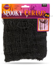 Family Halloween-i függöny - fekete, szövet - 180 x 75 cm (56547A) - getitnow