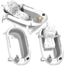 LEAN Összecsukható babakád hőmérővel és ülőpárnával (26237)