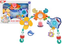 LEAN Toys Óceáni Állatokkal Díszített Babagyerekágy Függő Játék (20452)