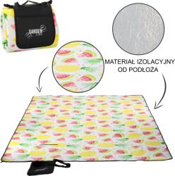 Gardenline Vízálló pikniktakaró, 300x200 cm, gyümölcs mintával (RUG5752)