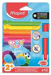 Maped Színes ceruza készlet, háromszögletű, MAPED „Color Peps Infinity Kidy, 12 különböző szín (864600) - papir25