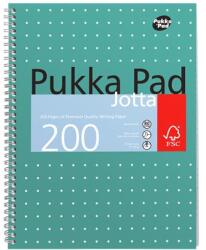 Pukka Pad Spirálfüzet, A4+, vonalas, 100 lap, PUKKA PAD, Metallic Jotta (JM018-LINED)