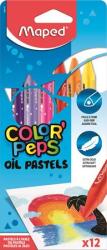 Maped Olajpasztell kréta, MAPED Color Peps , 12 különböző szín (864010)