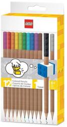 LEGO® Színes ceruza készlet, LEGO, 12 különböző szín (52064)
