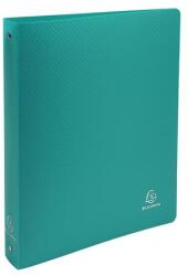 Exacompta Gyűrűs könyv, 4 gyűrű, 40 mm, A4, PP, EXACOMPTA, sötétzöld (512803E) - papir25