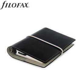 FILOFAX Kalendárium, gyűrűs, betétlapokkal, pocket méret, FILOFAX, Domino , fekete (FX-027846) - papir25