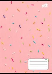 Victoria Füzet, tűzött, A5, vonalas, 32 lap, 4-8. osztály, COOL BY VICTORIA Sweet pink , 21-32 (ISVFC95)