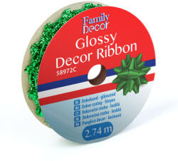 Family Zöld dekorációs szalag 2, 74 m (58972C)