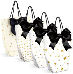 Family Ajándéktasak - papír - 114 x 64 x 146 mm - 4 féle / csomag - 12 db / csomag (58308)