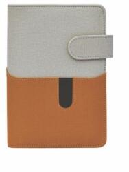 SATURNUS Kalendárium, gyűrűs, betétlapokkal, L , műbőr, SATURNUS, 229 , szürke-barna (26SL229-001) - papir25