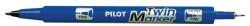 Pilot Alkoholos marker, 0, 8/2 mm, kétvégű, PILOT Twin , kék (SCA-TM-L-BG)