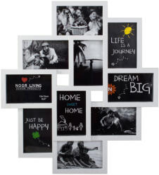 Verk Group Nagy 3D-s fehér fotókeret 10 képhez (01453_B)